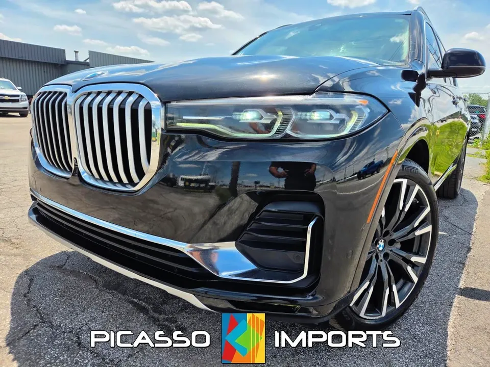 2019 BMW X7 xDrive40i Sports Activity Vehicle, Black, photo 1 at Picasso Imports Westfield, Indiana
